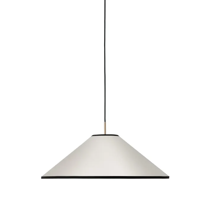 Edgeform Tafta Cone Ø65 Sort/Off-white – pendel — produktfoto