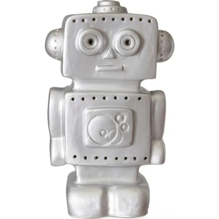 Heico Robot børnelampe, sølv – dekorationslys — produktfoto