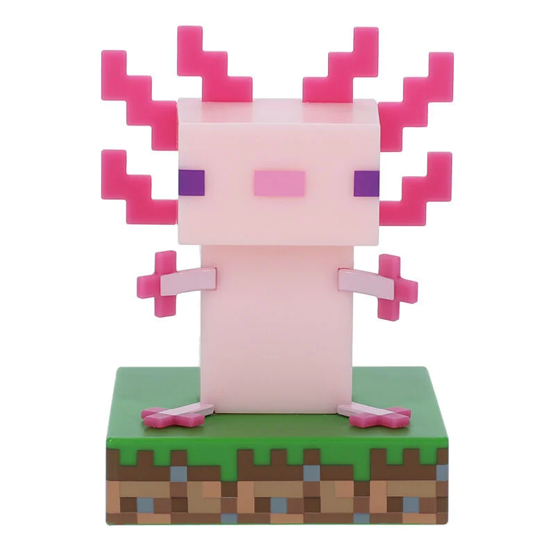 Paladone Lampe Icons - Axolotl - Minecraft 12 cm – dekorationslys — produktfoto