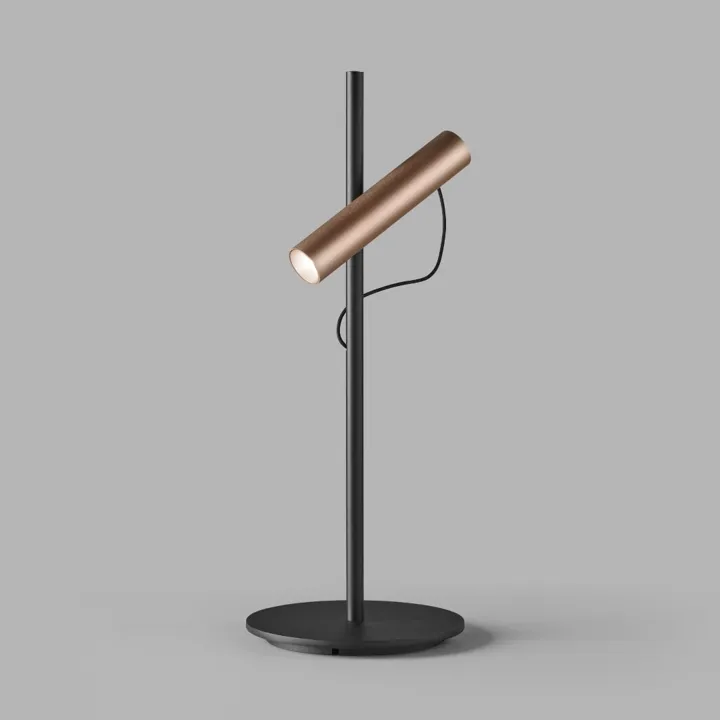 LIGHT-POINT Spirit T1 LED Sort/Rose Gold – bordlampe — produktfoto
