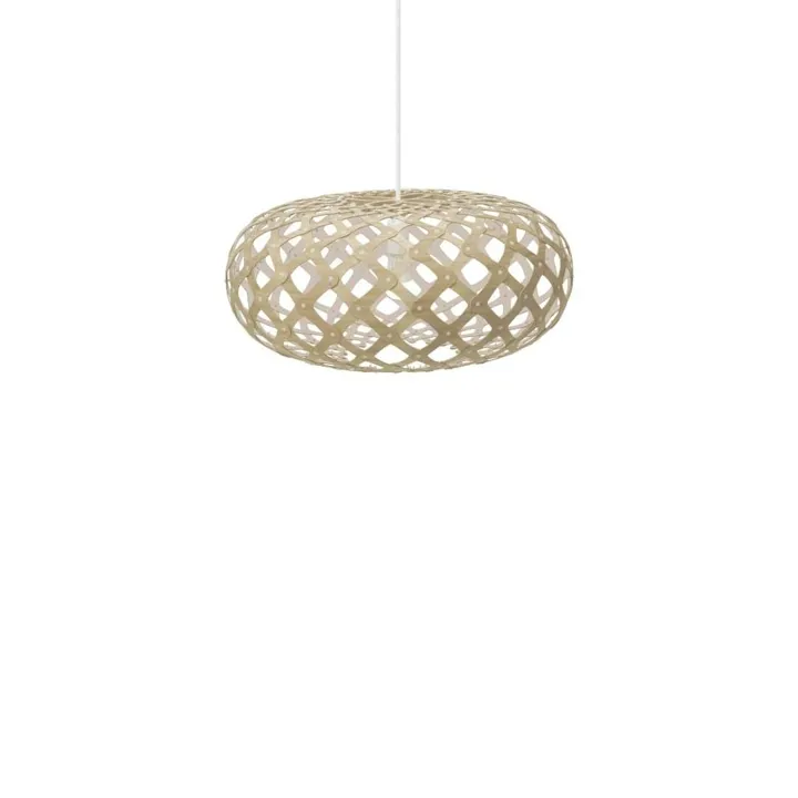 David Trubridge Kina Ø60 Bamboo / Hvid – pendel — produktfoto