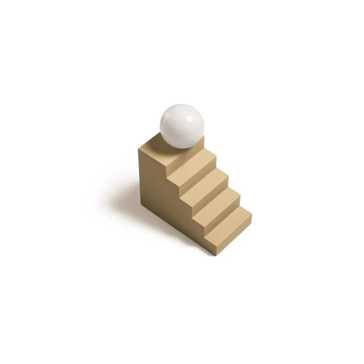 Oblure STAIR Beige – bordlampe — produktfoto