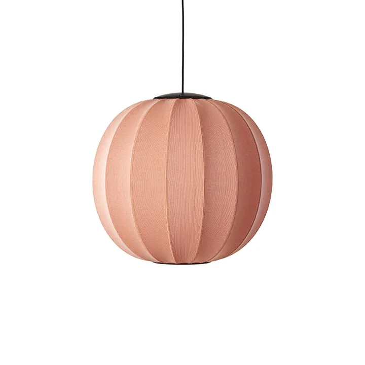 Made By Hand Knit-Wit Round Ø60 Coral LED – pendel — produktfoto