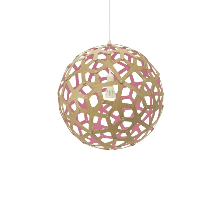 David Trubridge Coral Ø60 Pink – pendel — produktfoto