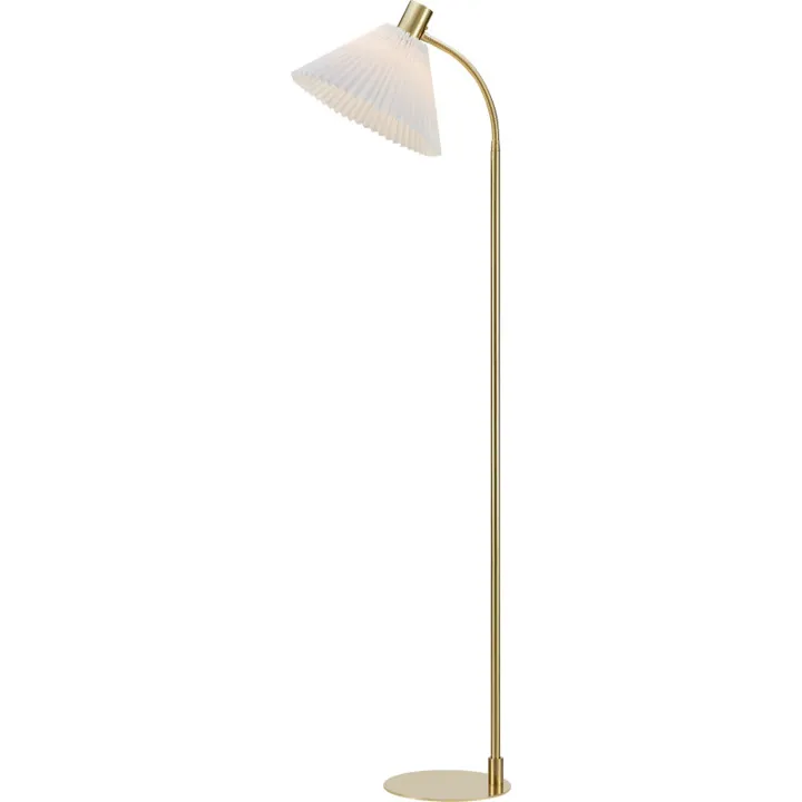 Markslöjd Mira , børstet messing – gulvlampe — produktfoto
