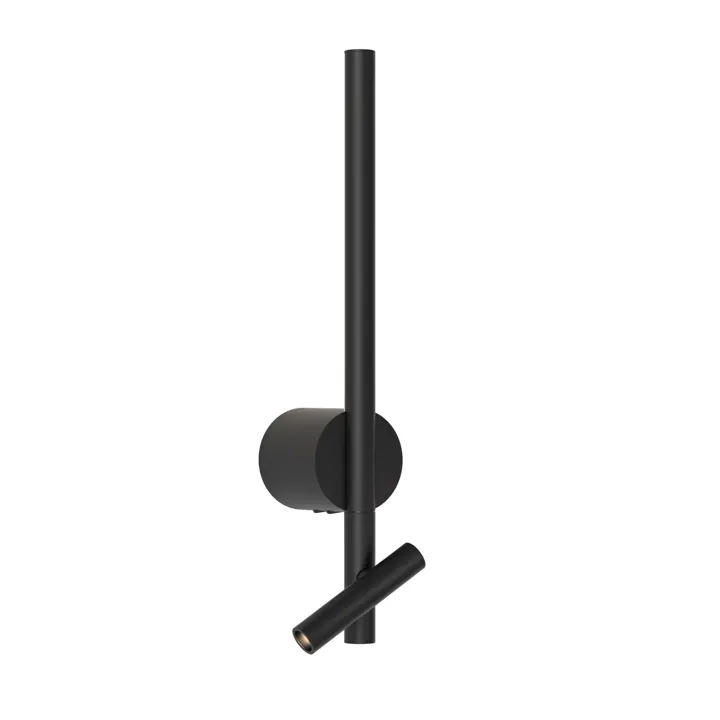 Astro Baton Mat Sort – væglampe — produktfoto