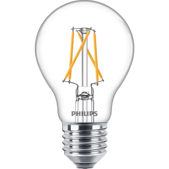 Philips SceneSwitch E27 standardpære, 2200-2700K, 7,5W – pære — produktfoto