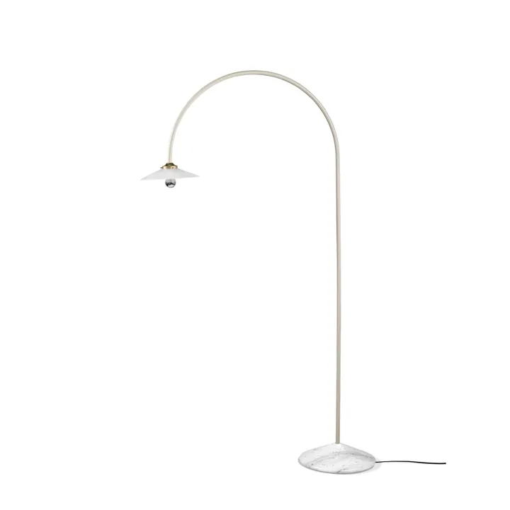 Valerie Objects Valerie Object Standing Lamp N°2 Ivory/Marmor – gulvlampe — produktfoto