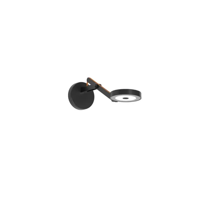 Rotaliana String W0 DTW (Dim-to-warm) Mat Sort/Orange – væglampe — produktfoto