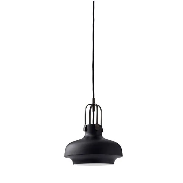 &Tradition Copenhagen SC6 Matt Black/Bronzed Brass – pendel — produktfoto