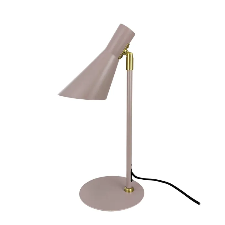 Dyberg Larsen DL12 Mini Beige/Messing – bordlampe — produktfoto