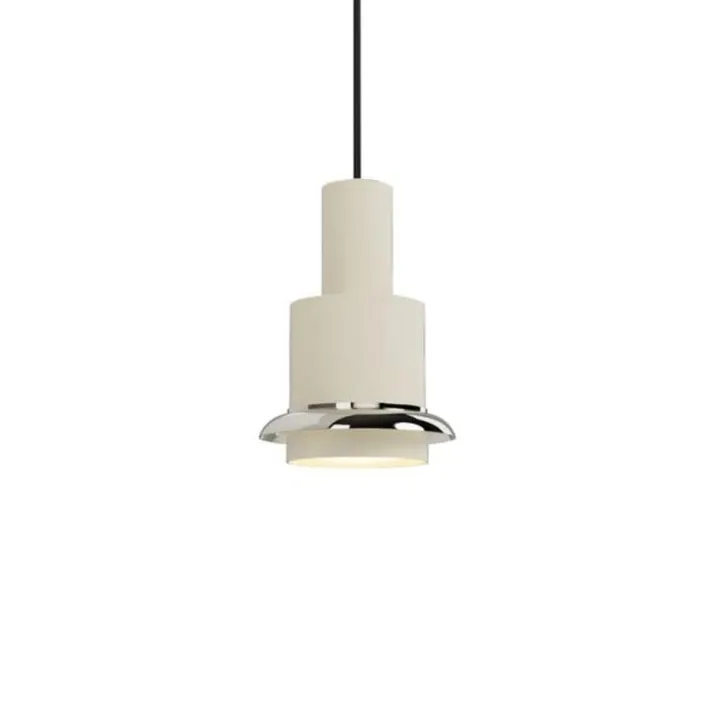 DCW Editions Chaumont Ø15 - Hvid/chrome - DCW éditions – pendel — produktfoto