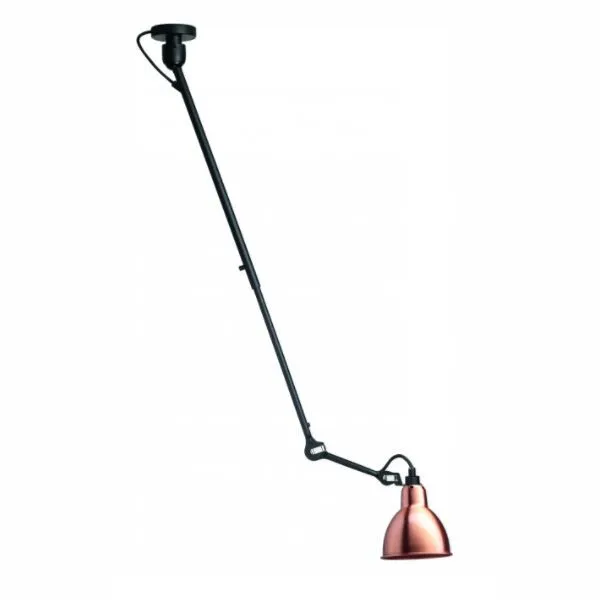 La Lampe Gras N302 Kobber & Hvid – loftlampe — produktfoto