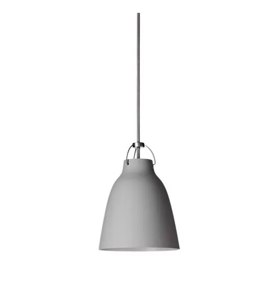 Fritz Hansen Caravaggio mat grå 25 P2 – pendel — produktfoto