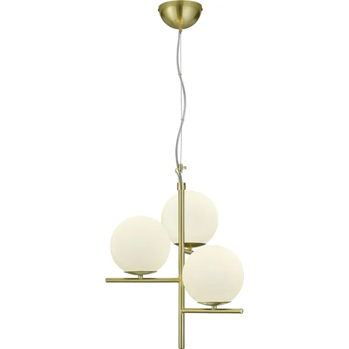 Trio Lighting Pure , messing – lysekrone — produktfoto