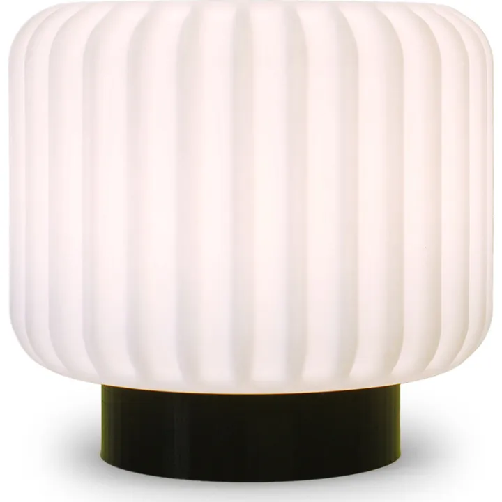 Atelier Pierre Dentelles genopladelig , H15 cm, sort – bordlampe — produktfoto