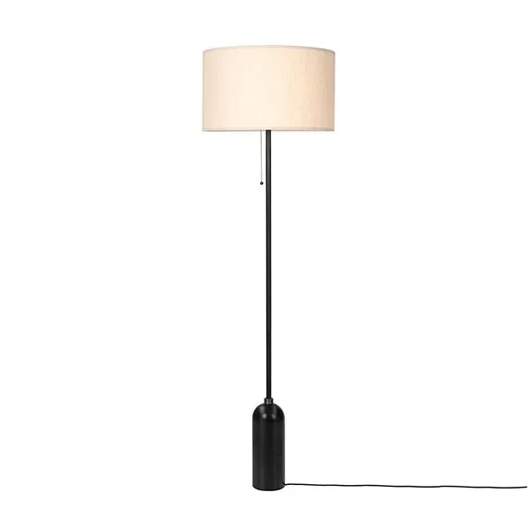 GUBI Gravity Stor Mørknet Stål/Canvas – gulvlampe — produktfoto
