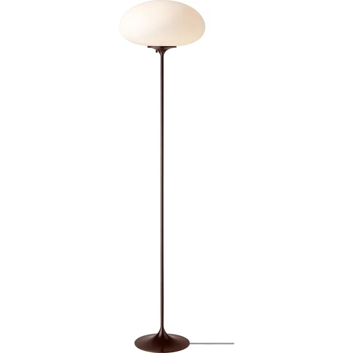 GUBI Stemlite H150 Sort Rød/Opal – gulvlampe — produktfoto