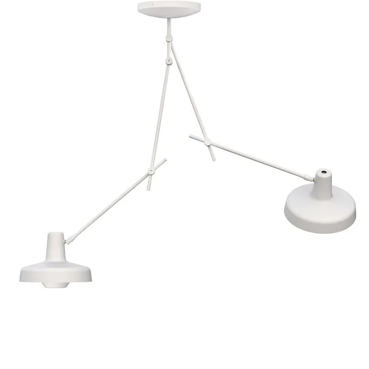 Grupa Arigato Dobbelt Lang Hvid – loftlampe — produktfoto