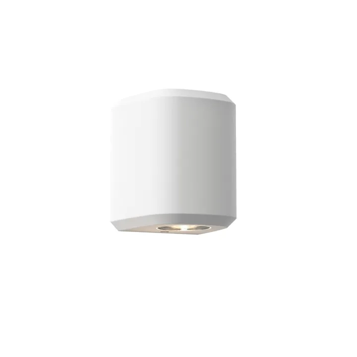 Astro Brixham Single White Concrete – væglampe — produktfoto