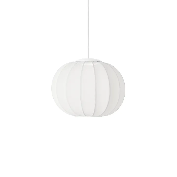 Made By Hand Knit-Wit Rund Ø45 Cloud White LED – pendel — produktfoto