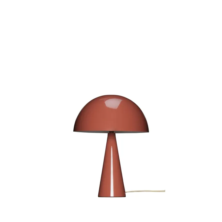 Hübsch Mush Mini Rødbrun/Sand – bordlampe — produktfoto