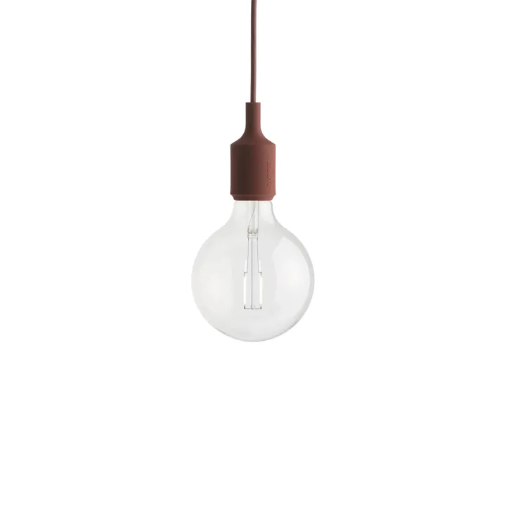 Muuto E27 Dyb Rød – pendel — produktfoto