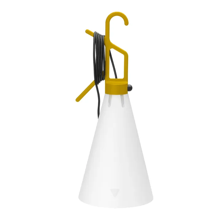 Flos Mayday Outdoor Sennepsgul – bordlampe — produktfoto