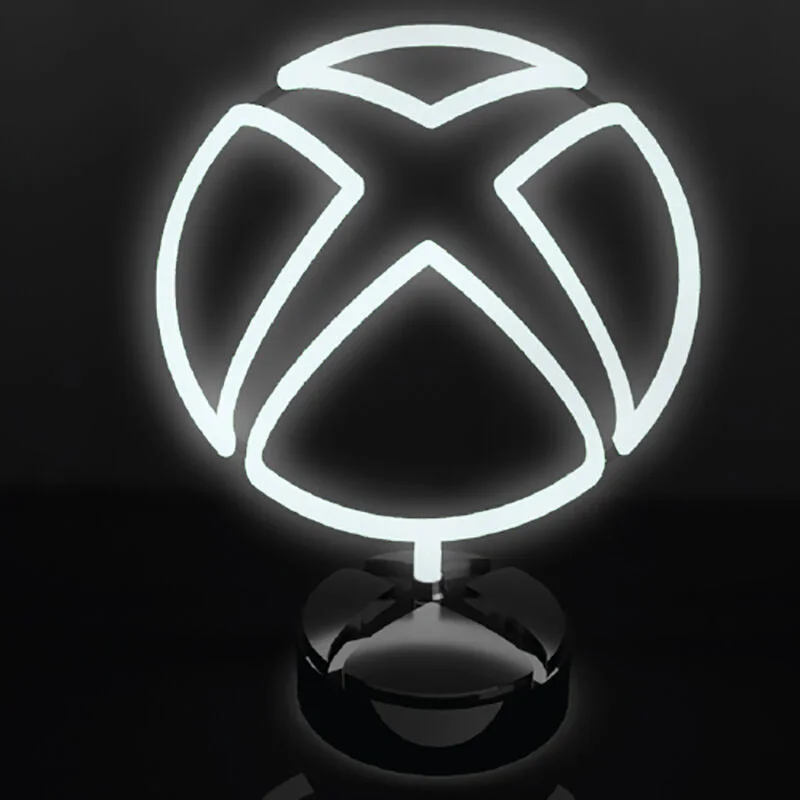 UKON!C Tabel Lamp Xbox Logo Neon White 22,8 cm Lampe – dekorationslys — produktfoto