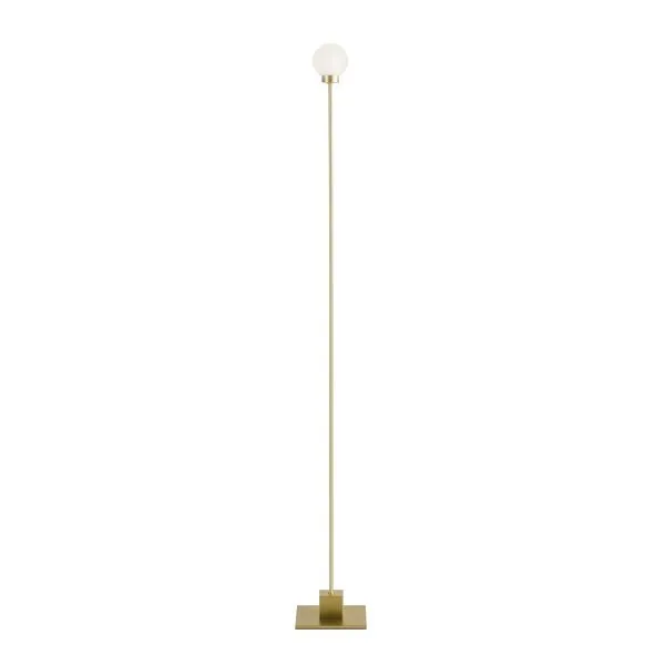 Northern Snowball Messing – gulvlampe — produktfoto