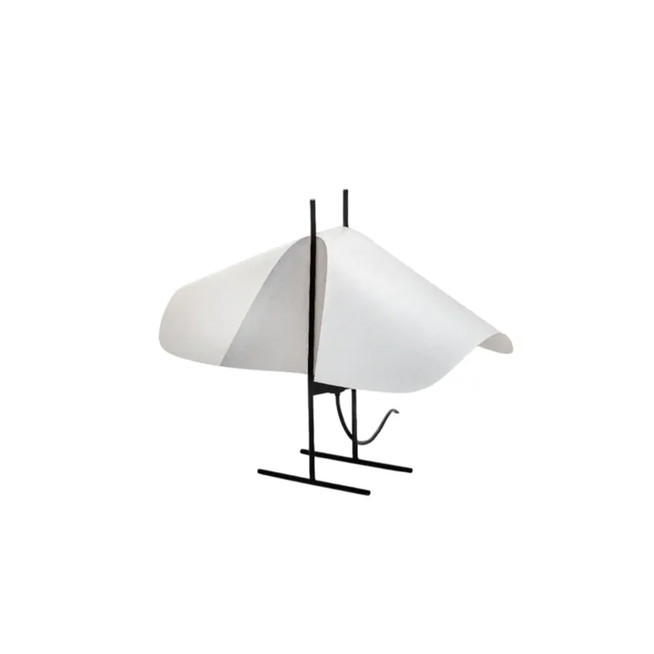 Motarasu Cho Hvid – bordlampe — produktfoto