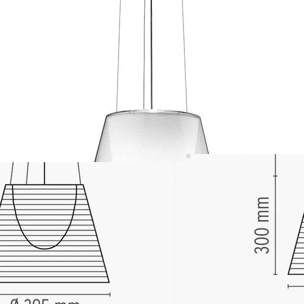 Flos KTribe S2 Transparent – pendel — produktfoto