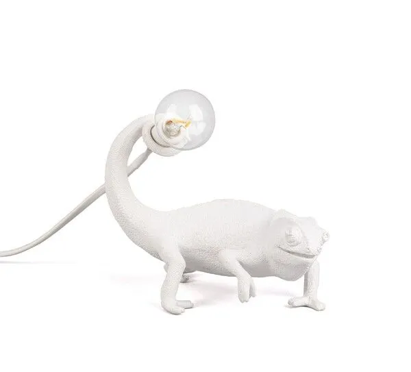 Seletti Chameleon Still Hvid – bordlampe — produktfoto