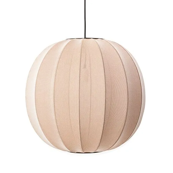 Made By Hand Knit-Wit Round Sand Stone Ø60 – pendel — produktfoto