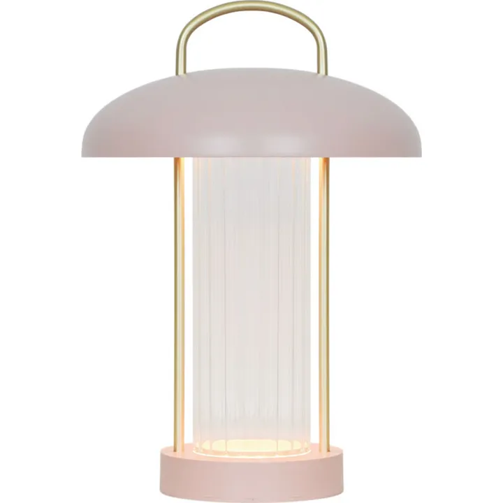 Nordlux Mirano genopladelig , lyserød – bordlampe — produktfoto