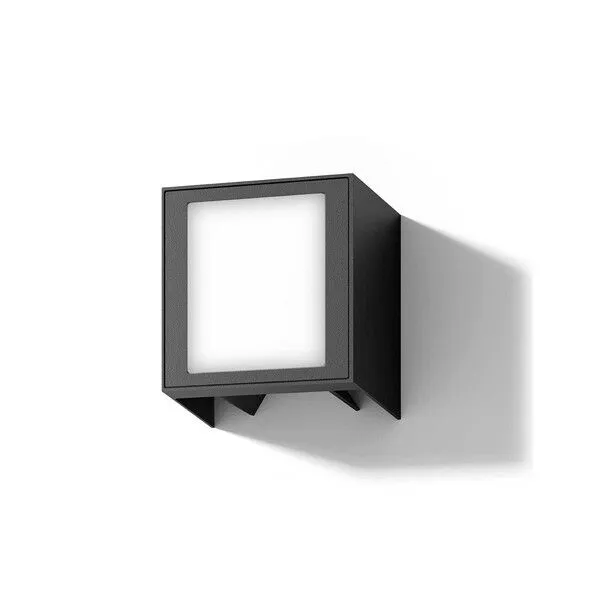 Loom Design UNA LED Sort – væglampe — produktfoto