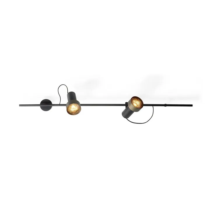 Trizo21 Trizo 21 2Thirty-WH2 Honeycomb Sort/Bronze Ring – væglampe — produktfoto