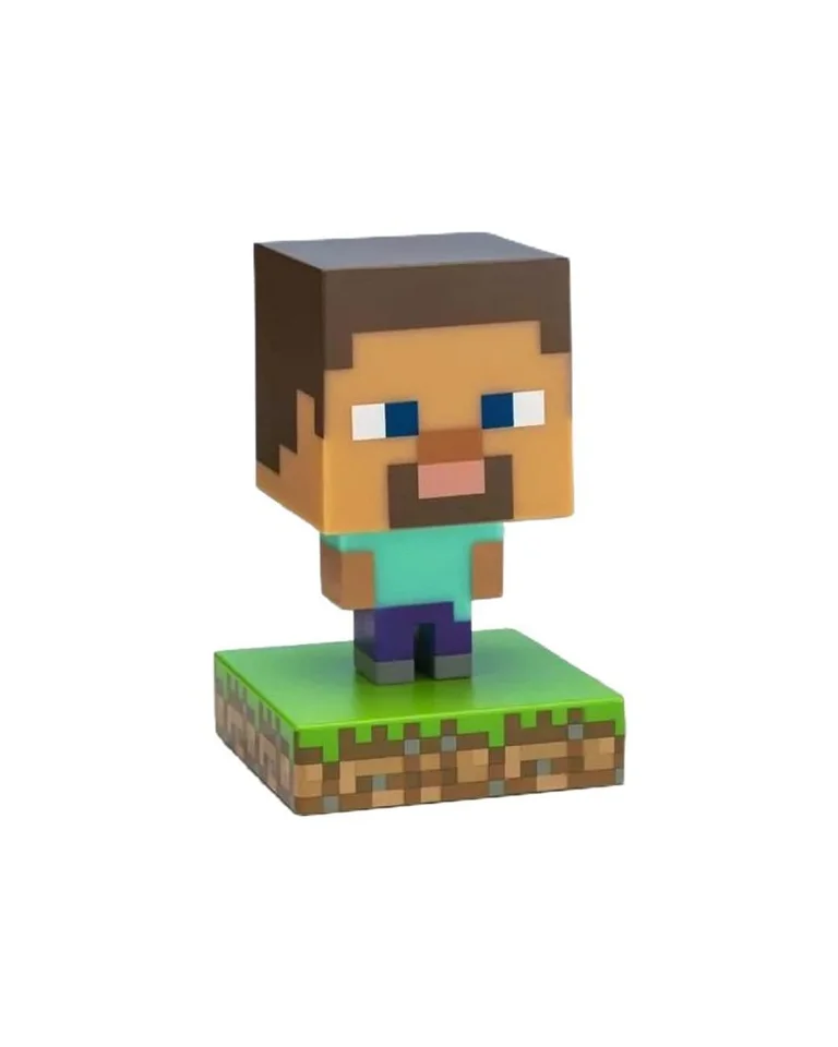 Minecraft - Steve Icon Light Lampe — produktfoto