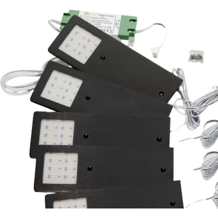 Loevschall Stella møbelspots m/on-off-dim - 5-kit/sort – spot — produktfoto