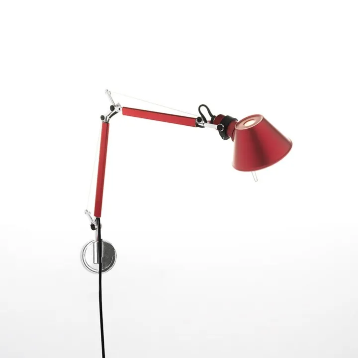 Artemide Tolomeo Micro Rød – væglampe — produktfoto