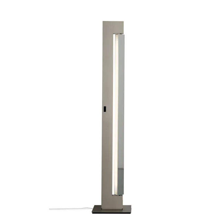 Nemo Ara Floor DTW Champagne/Poleret Aluminium – gulvlampe — produktfoto