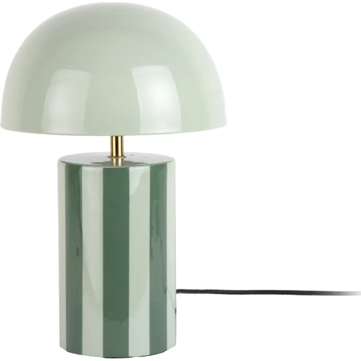 Leitmotiv Rayado , stribet grøn – bordlampe — produktfoto