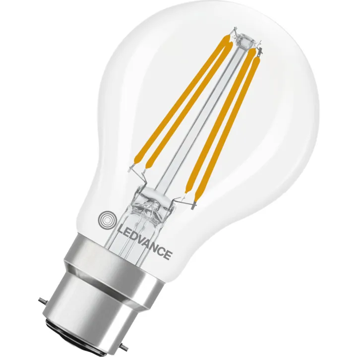 Ledvance B22D standardpære, 2700K, 5,9W – pære — produktfoto