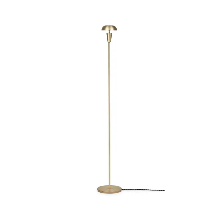 Ferm Living Tiny Messing – gulvlampe — produktfoto