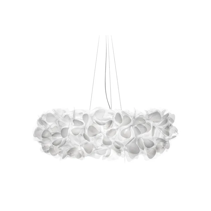 Slamp Clizia Mama Non Mama Stor Hvid/Transparent Wire – pendel — produktfoto