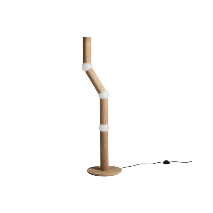 Oblure LIGHTBONE Natural Eg – gulvlampe — produktfoto