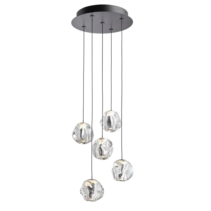 Loom Design Ice Ball 5 Transparant – pendel — produktfoto