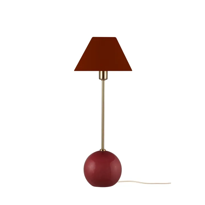 Globen Lighting Iris 20 Burgundy – bordlampe — produktfoto