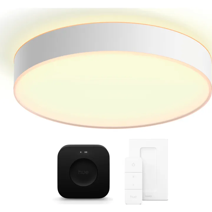 No brand Philips Hue Enrave , hvid, Ø42 cm, startsæt – loftlampe — produktfoto