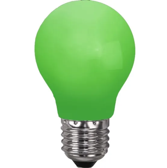 Spotlight Udendørs LED OUT Ø55mm IP20 LED 1W E27, grøn – pære — produktfoto